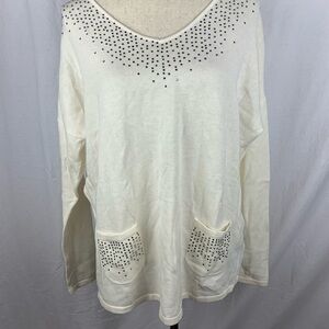 Caroline biss sweater and matching scarf